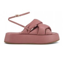 (image for) Vendita Woven leather platform sandal F0817888-0229 Prezzi Bassi